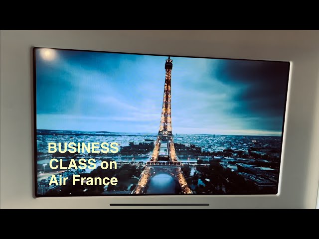 Air France BUSINESS CLASS (B777): Paris to Minneapolis