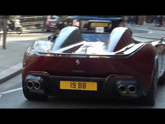 Supercars in London Feb 2025 #FerrariMonza #SEO