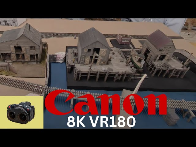 Small Train Layout Findlay Ohio 2023 Canon 8K60 VR180