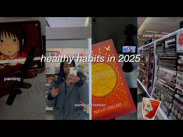 How To Start Healthy Habits in 2025 |painting, retail therapy, gym