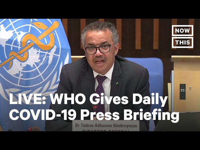 WHO Officials Hold Briefing on COVID-19 | LIVE | NowThis