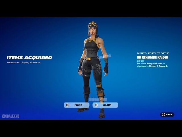 HOW TO GET OG RENEGADE RAIDER STYLE SKIN NOW FREE IN FORTNITE!