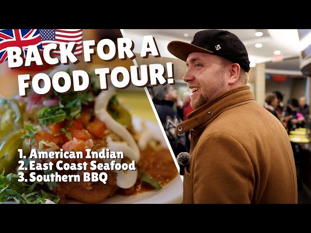 British Expat Tries BEST USA Cuisine. Memphis BBQ, Native American, and Chesapeake Bay Food Tour