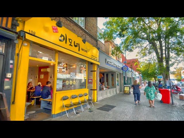 🇰🇷 Korea Town in London, UK 🇬🇧 New Malden Walk Tour incl. High Street | 4K HDR