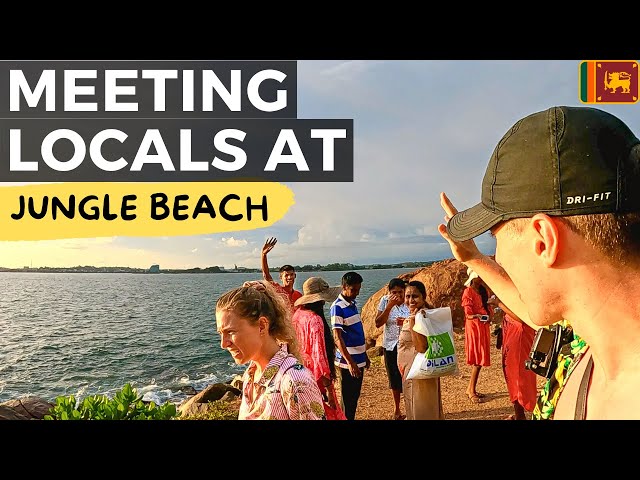 Meeting Locals On Jungle Beach Unawatuna Sri Lanka 🇱🇰