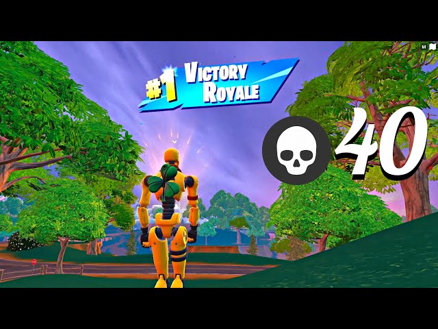 40 Kill Solo vs Squads *ZERO BUILD* Full Gameplay (Fortnite Chapter 4 Season 1)