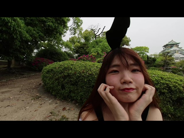 【8K VR180 3D】美少女 Nao うさ耳メイドコスプレ Beautiful Girl Nao Rabbit Ear Maid Cosplay 9