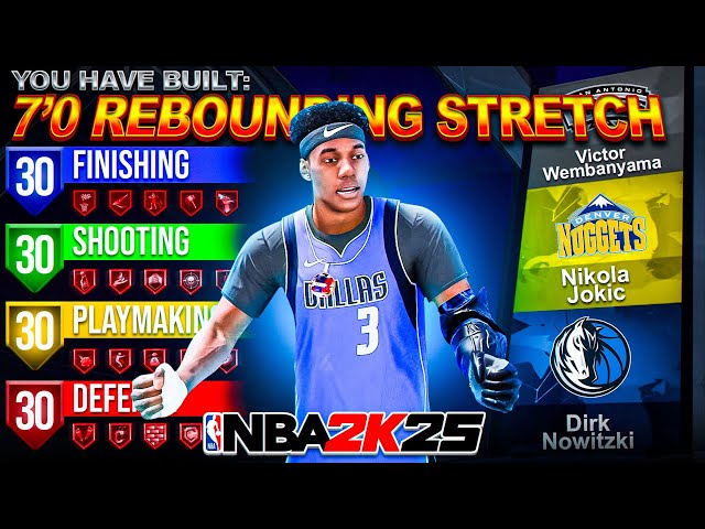 THIS ISO REBOUNDING STRETCH BIG BUILD will BREAK NBA 2K25! *NEW* BEST CENTER BUILD 2K25