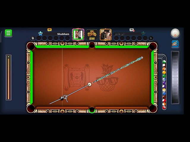 8 ball pool trick shot #8ballpool  . #gaming #gameplay 😎