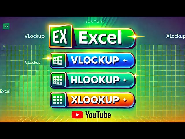 6.Master Microsoft Excel with VLOOKUP, HLOOKUP, and XLOOKUP Like a Pro  | Step-by-Step Guide