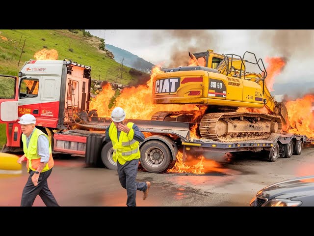 88 Dangerous IDIOTS Truck & Heavy Equipment FAILS | Extreme Truck Idiots at Work