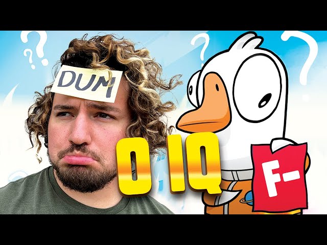 Goose Goose Duck, But I Have 0 IQ…