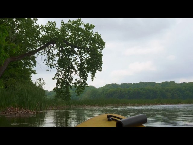 Kayaking the Irondequoit Creek in Rocheter New York 4K HDR