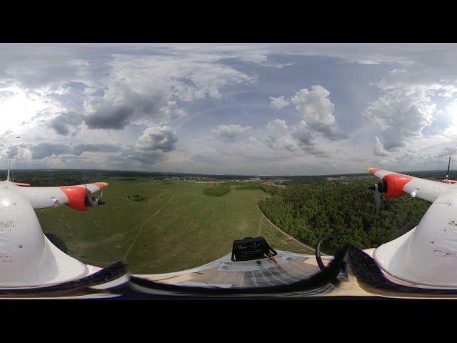 Aslan INSTA 360 one X test FPV PLANE