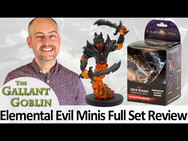 Elemental Evil Minis Full Review - WizKids D&D Icons of the Realms