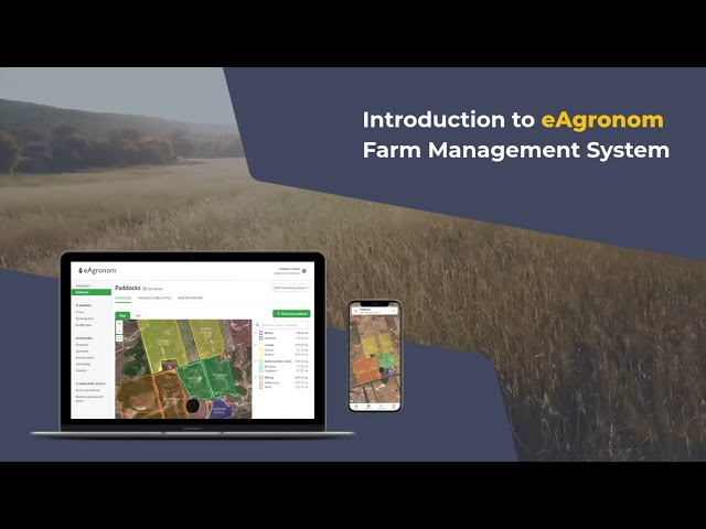 Introduction to eAgronom Farm Management Software System