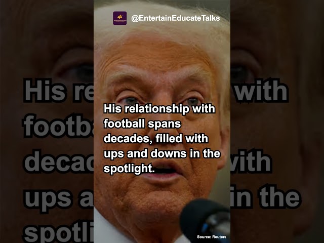 Trump's Unique Connection with Football A Super Bowl First #shorts #youtubeshorts #trump #2025 #yt