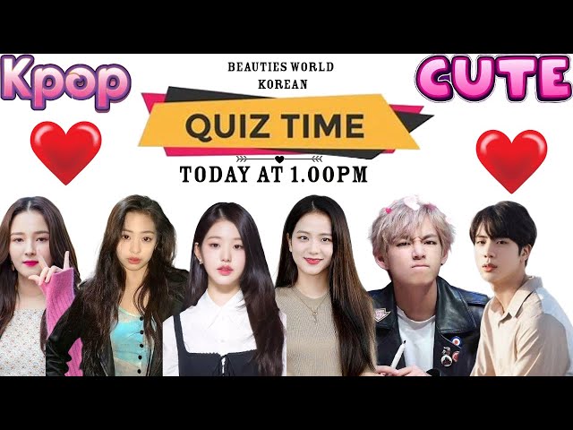 BTS X BLACKPINK QUIZ GAME ON LIVE