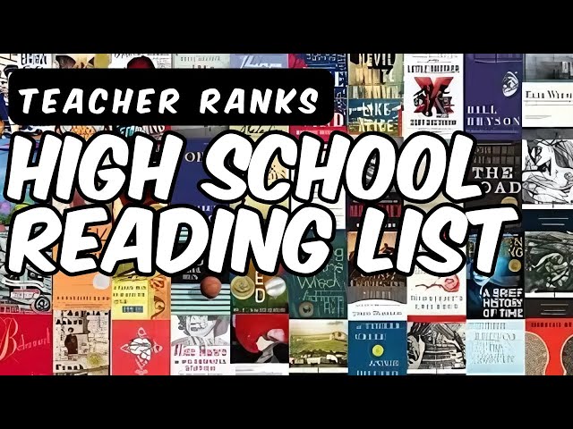 Teacher Ranks Books from HS Reading List