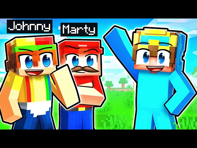 I Met JOHNNY and MARTY In Minecraft!