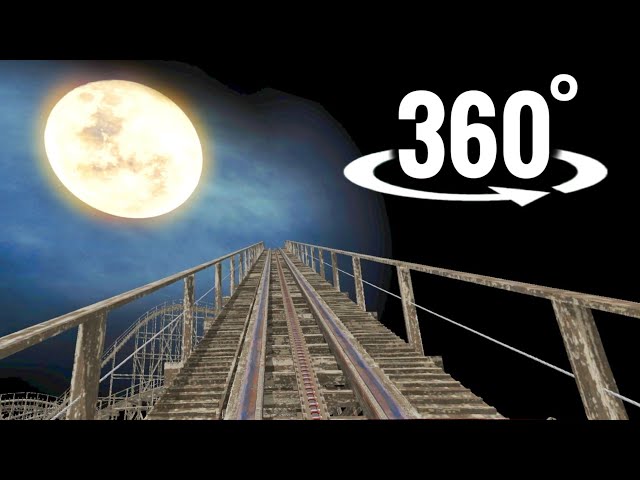 🕷️ 360° HALLOWEEN VR Roller Coaster Virtual Reality 360 degrees Horror video