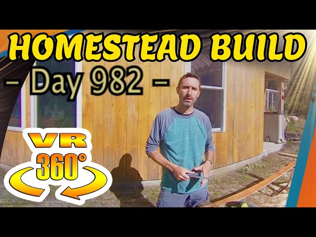 Homestead Building - Building Stone Window Sills with Wooden Trim