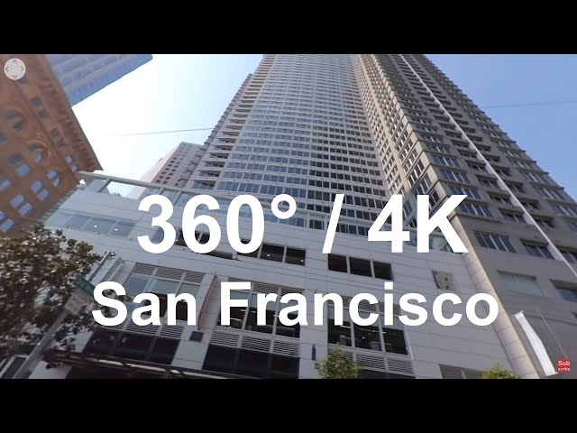 360 VR 4K San Francisco Driving Tour. Labor Day Cruising In Downtown. 美國舊金山駕車之旅; アメリカ、サンフランシスコ.