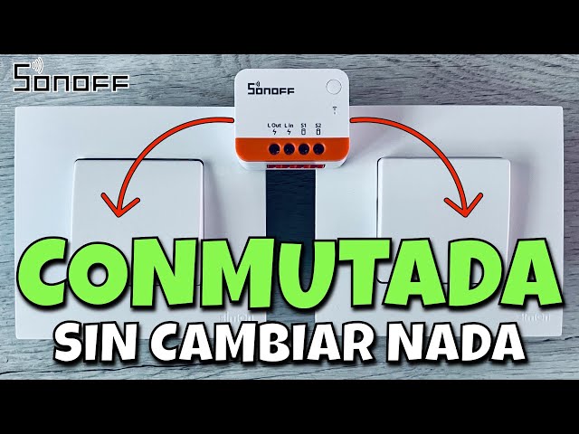 CONMUTADA domótica SIN CAMBIAR los MECANISMOS en la pared | SONOFF ZBMINI-L2