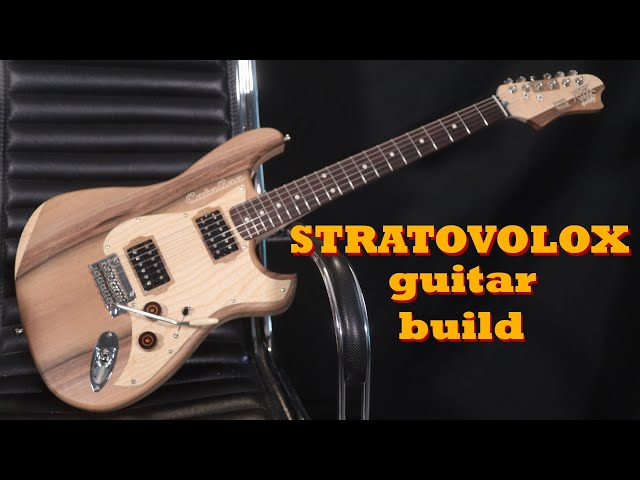 Stratovolox  : a fender Stratocaster with setneck. Electric Guitar build