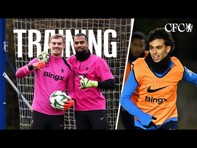 TRAINING pre-Aston Villa 🎯 + UECL trip to Germany! 🇩🇪 | Chelsea Training | Chelsea FC 24/25