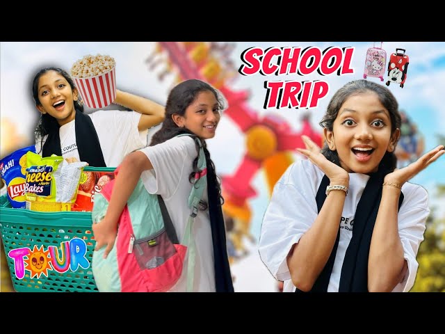 Minsha School Tour 🤩 | shopping🛍️ | Packing Bag🎒 school trip