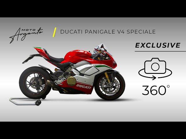 Ducati Panigale V4 Speciale - Vista a 360 gradi - Moto Exclusive - Moto Argento.