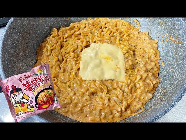 SAMYANG CARBONARA FIRE NOODLES | Samyang Carbonara with cheese