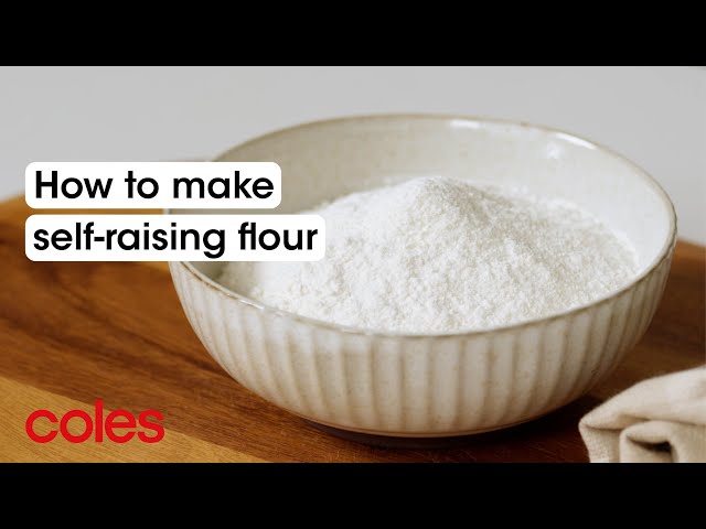 How to make self raising flour | Back to Basics | Coles