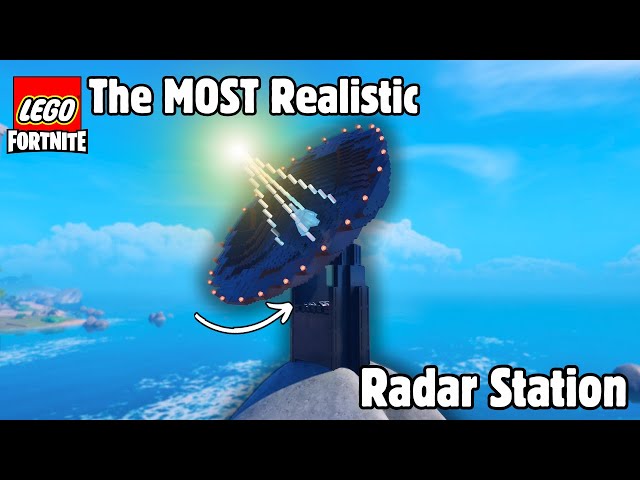 The MOST Realistic RADAR STATION in Lego Fortnite