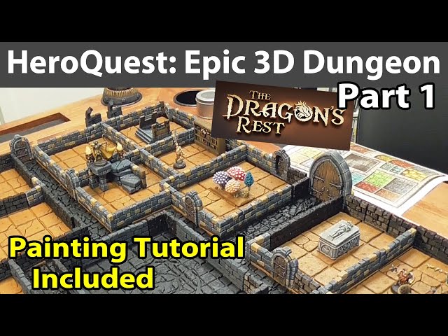 HeroQuest Epic 3D-Printed Board Part 1