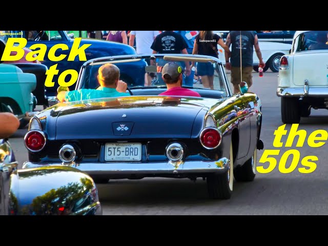 Annual Back to the 50s car show [Choice] classic cars hot rods street rods old trucks, rat rods