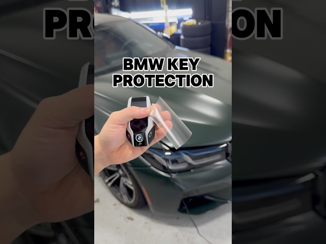 BMW Key Protection going down on this M5, now worry free from scratches and droppings.