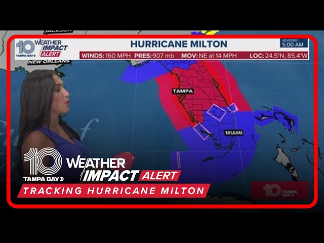 Tracking Milton: The latest forecast tracks, news updates from 10 Tampa Bay