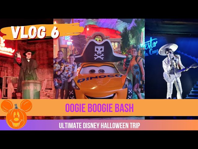 Vlog 6 | Oogie Boogie Bash: An Evening of Disney Villains | Disney Halloween Holiday