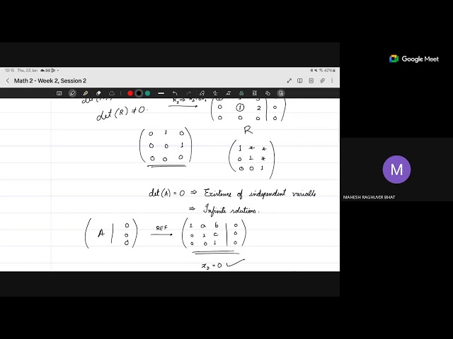 Maths 2 | Gaussian elimination