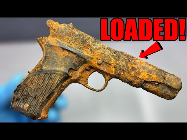 Restoring LOADED 1911 PISTOL Clone!!! Super Satisfying!!!