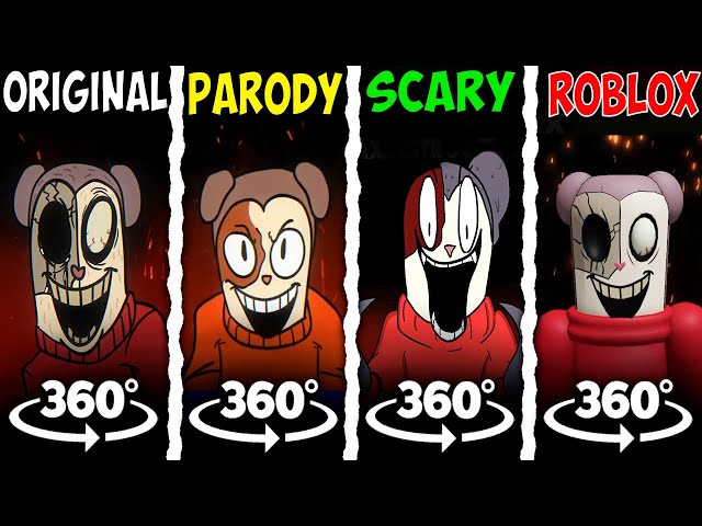 360º VR Fnf Twiddlefinger Original vs Parody vs Scary vs Roblox