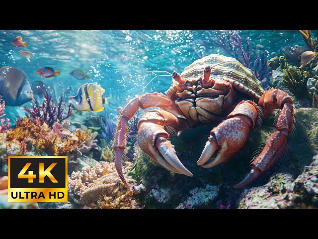 Living Coral Symphony: Sleeping Better with Ocean Vibes LIVE 4K