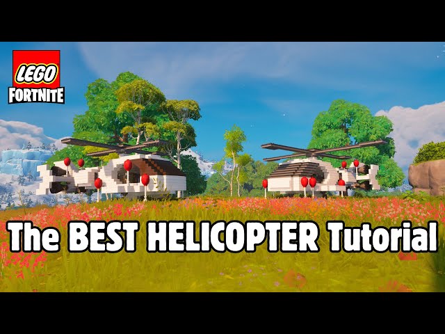 The ULTIMATE Helicopter Vehicle Tutorial in Lego Fortnite