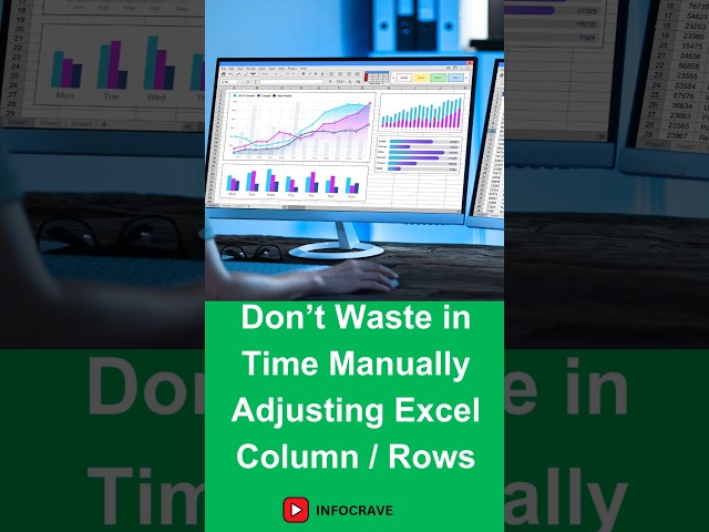 Stop Wasting Time! Auto-Adjust Excel Rows & Columns in Seconds #autofit #function #autofit #shorts