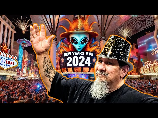 NYE 2024 LAS VEGAS! | The Fremont Street Experience!