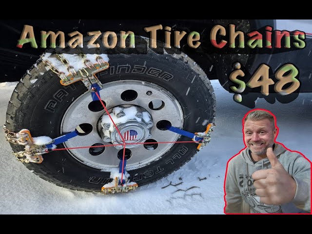 $50 QIYISS Amazon Tire Chains (Do they work and are they easy to install?)