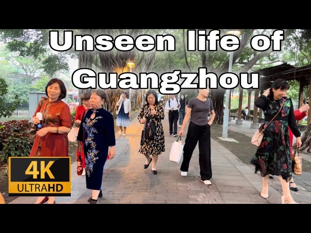 [4K] Unseen life of Guangzhou. || Guangzhou city virtual walking tour May 2023.