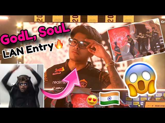 Godlike, SouL Entry in LAN😍 Neyoo Crazy Reaction 🥶 SCOUT , LALA